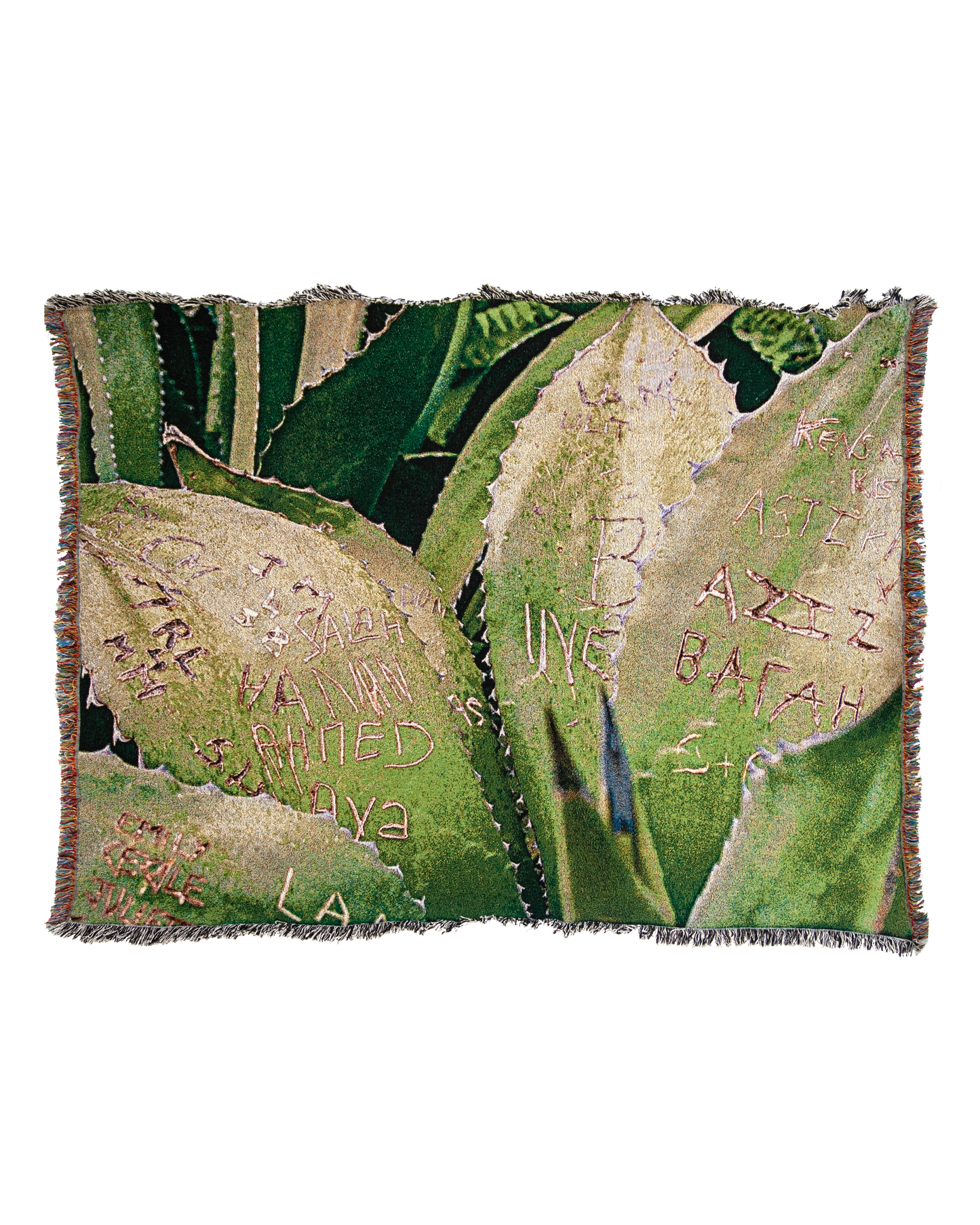 "ALOE" Woven blanket