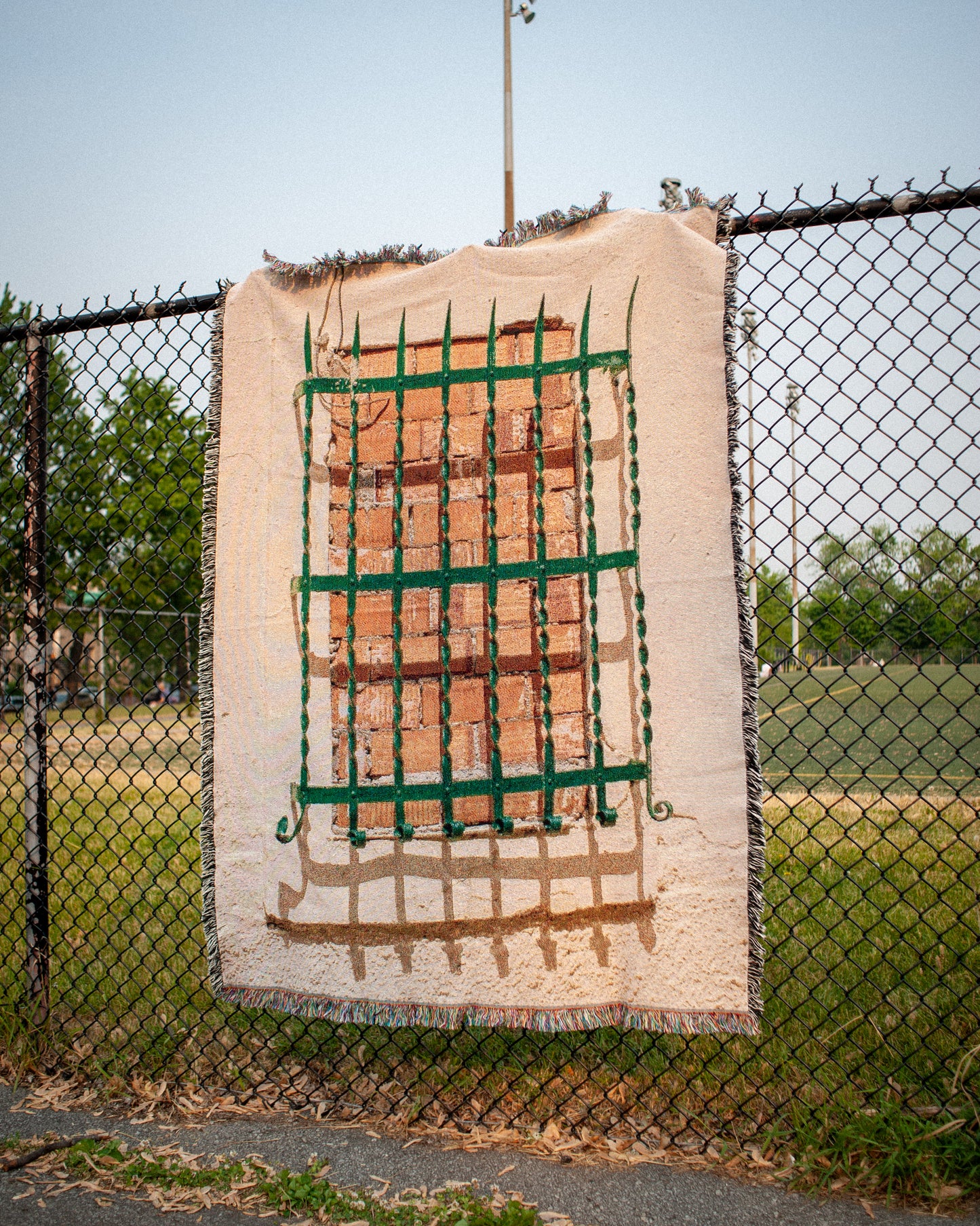 "GRID" Woven blanket