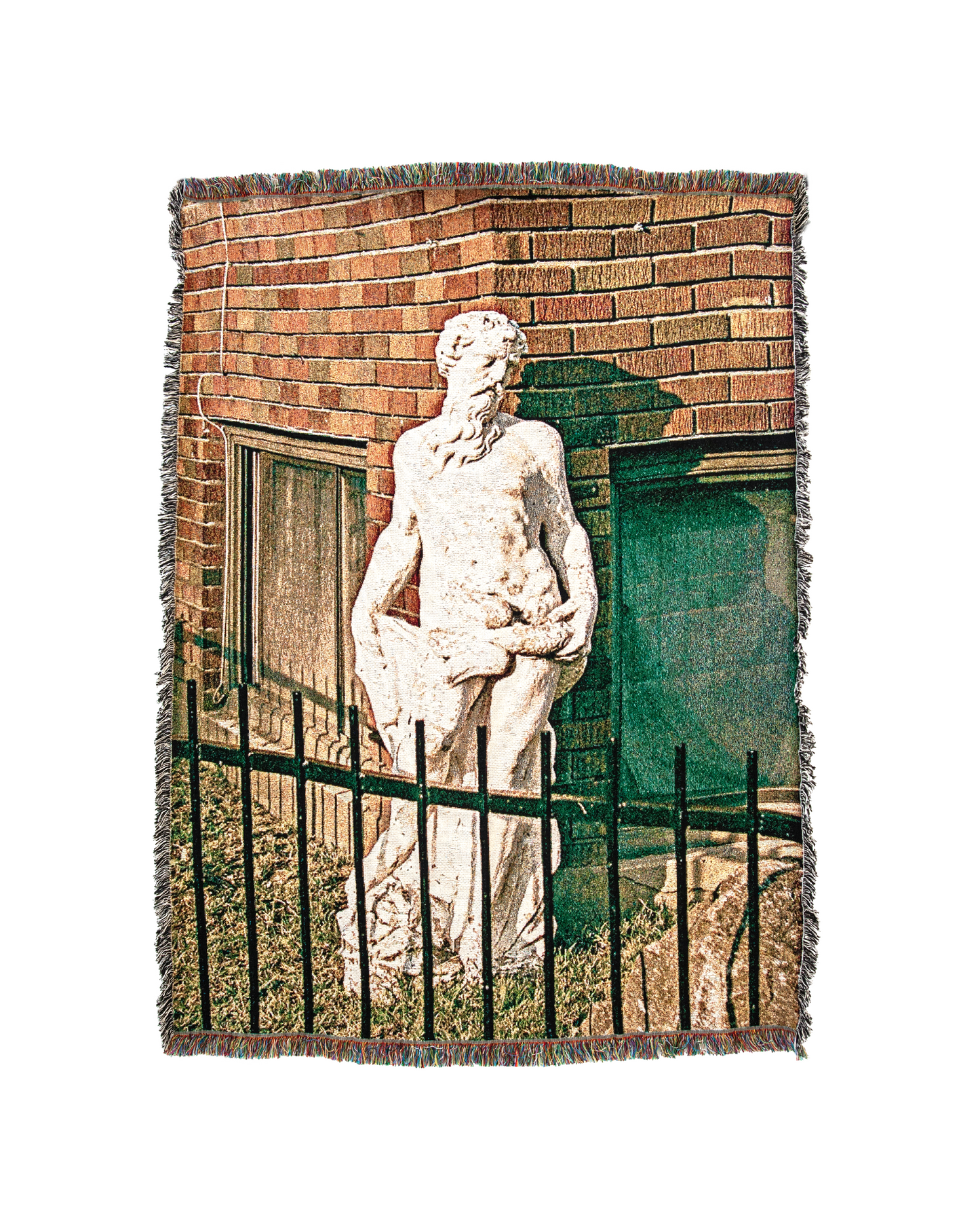 "STATUE" Woven blanket