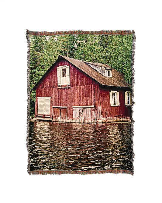 "SHED" Woven blanket